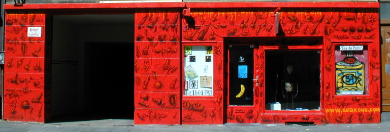 Galerie 68elf - Fassade von SEAK gestaltet